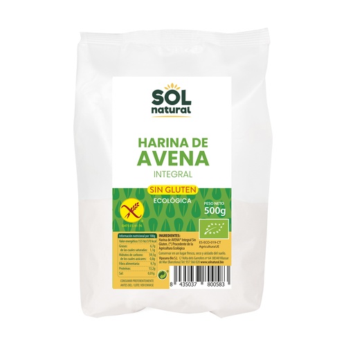 HARINA DE AVENA SOL NATURAL