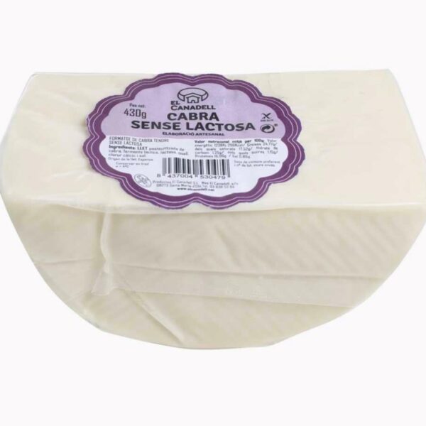 QUESO CABRA SIN LACTOSA 430 GR