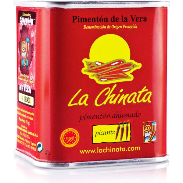 Smoked hot paprika La Chinata 70g can