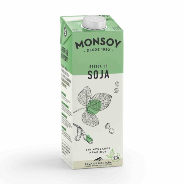 BEBIDA DE SOJA NATURAL BIO 1L MONSOY